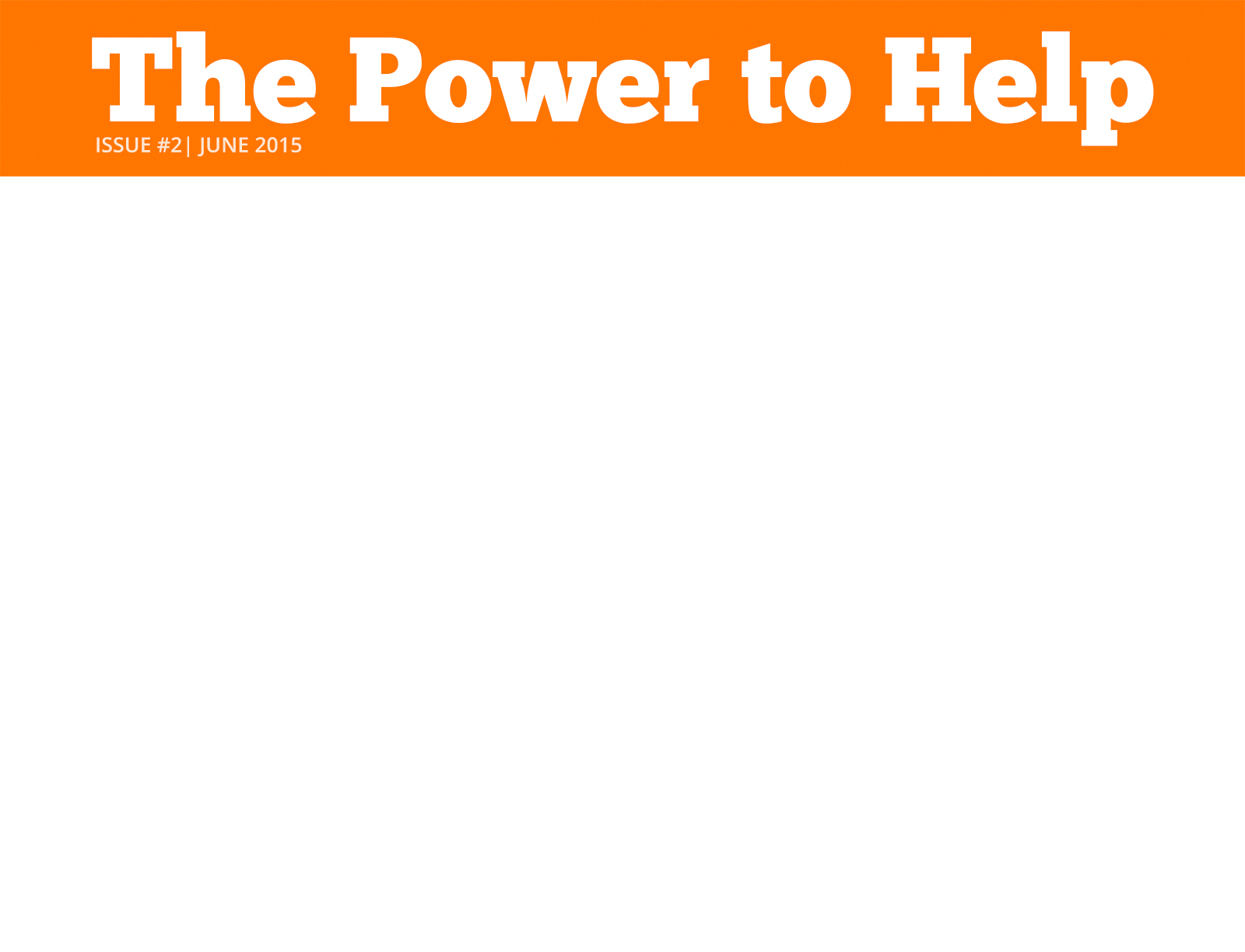 Power to Help - Issue #2 - June 2015